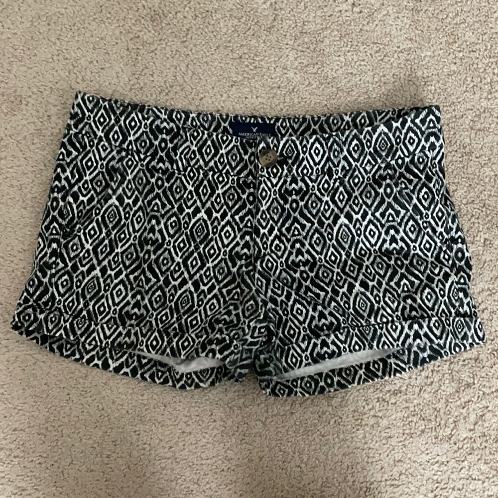 American Eagle Patterned Midi Shorts